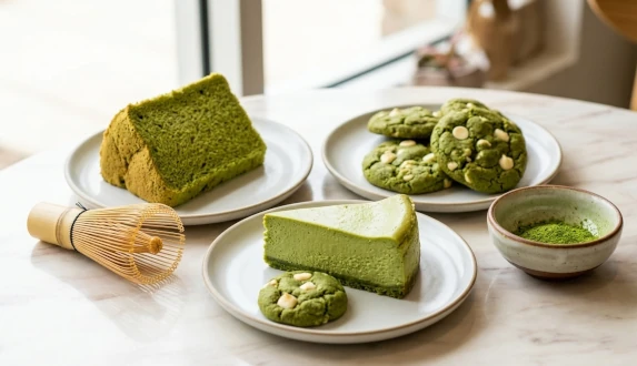 Sobremesas à base de matcha - as melhores receitas de bolos, cheesecakes e inspirações doces à base de matcha