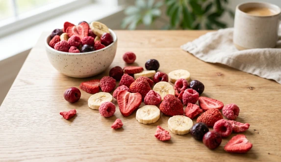 Fruta liofilizada - o que significa, se a fruta liofilizada é saudável e como comê-la?