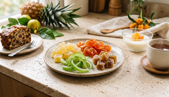 Fruta cristalizada – o que é e como utilizá-la na cozinha?
