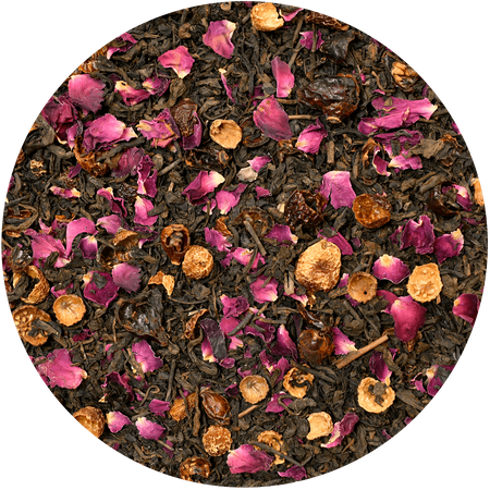 Mary Rose - Chá Pu-erh Rosa em lata - 50 g