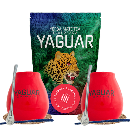 Yerba Mate Set Yaguar Energia 500g