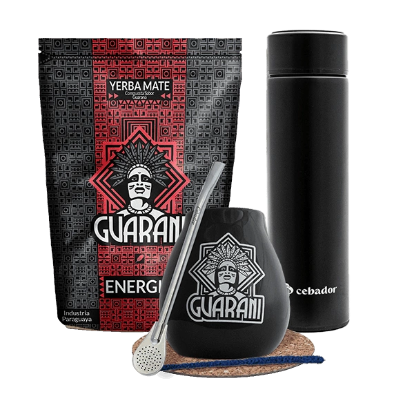 Set Yerba Mate Guarani Energia 500g Thermos