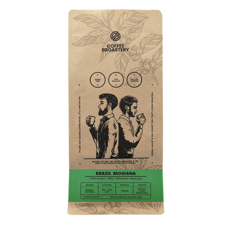 Coffee Broastery - Café em grão inteiro Brazil Mogiana Premium 400g