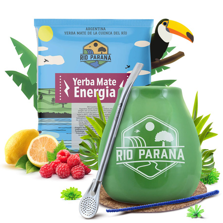 Conjuto de Erva Mate 50g Calabaza + Bombilla