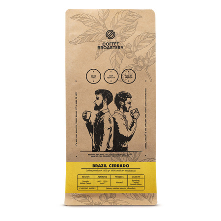 Coffee Broastery - Café em grão inteiro Brazil Cerrado Premium 1kg