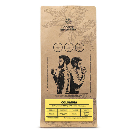 Coffee Broastery - Café em grão inteiro Colombia Medellin Premium 1kg