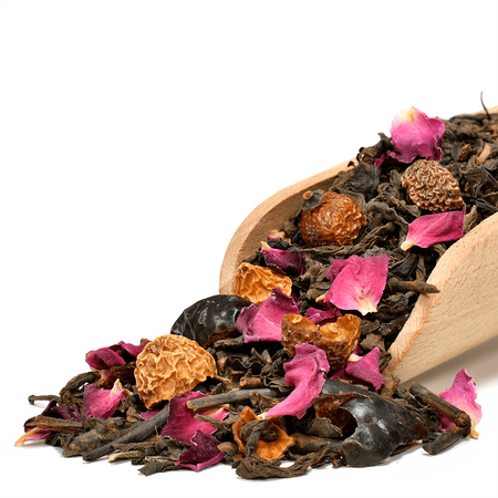 Mary Rose - Chá Pu-erh Rosa em lata - 50 g