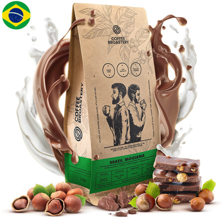 Coffee Broastery - Café em grão inteiro Brazil Mogiana Premium 1kg