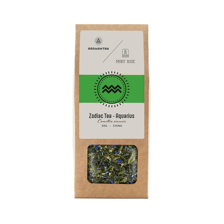 Aromantra x Mary Rose – Chá do Zodíaco – Aquário (chá verde) 50 g