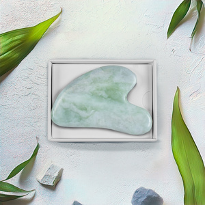 Pedra de massagem Gua Sha - jade