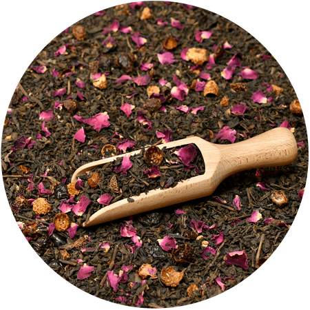 Mary Rose - Chá Pu-erh Rosa em lata - 50 g