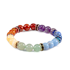 Pulseira "Sete Chakras" – pedras