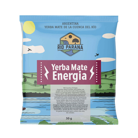 Conjunto de amostras de Erva Mate Rio Parana 7x50g + acessórios