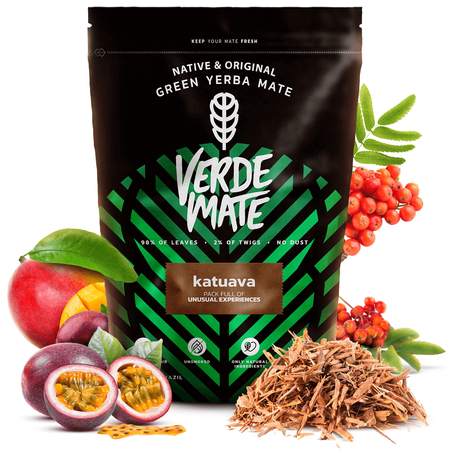 2 x Yerba mate Verde Katuava Temperamento + 2 x Accessories SET