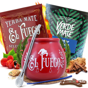 Conjuto de Erva Mate 2x50g Calabaza + Bombilla