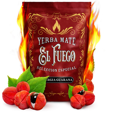 Conjunto de inverno de Erva Mate inicial El Fuego Energia 500g + acessórios