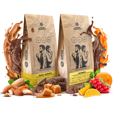 Conjuto de Coffee Broastery Colombia Medellin + Brazil Cerrado 2x1kg (2kg)