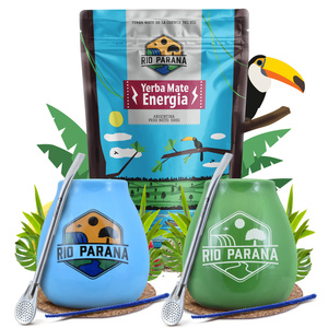 Conjunto inicial para dois de Erva Mate Rio Parana 500g