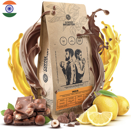 Coffee Broastery - Café em grão inteiro India Karnataka Premium 400g