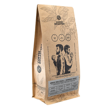 Coffee Broastery - Café em grão inteiro Amico dall'Italia Espresso Roast 1kg