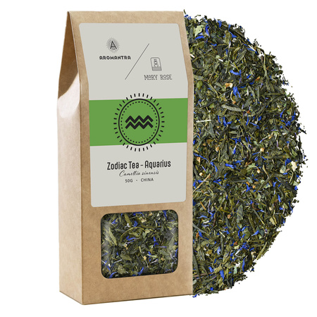 Aromantra x Mary Rose – Chá do Zodíaco – Aquário (chá verde) 50 g