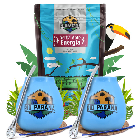 Conjunto inicial para dois de Erva Mate Rio Parana 500g