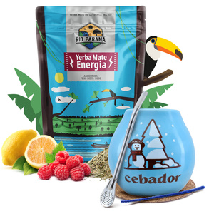 Erva Mate conjunto de inverno de inicial Rio Parana 500g