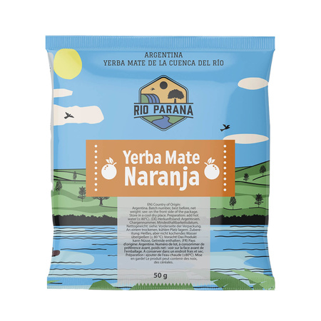 Conjunto de amostras de Erva Mate Rio Parana 7x50g + acessórios