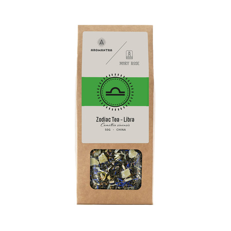 Aromantra x Mary Rose – Chá do Zodíaco – Libra (chá verde) 50 g