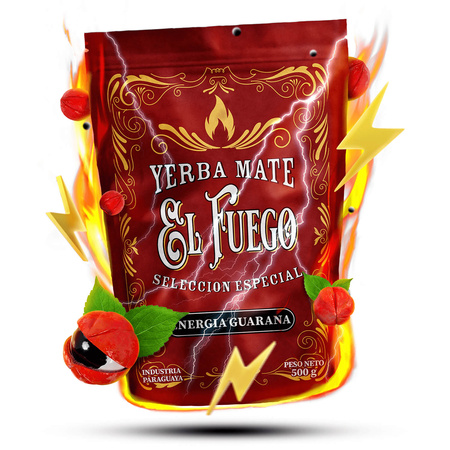 Conjuto de inverno de Erva Mate Verde Mate El Fuego 2x500g + acessórios