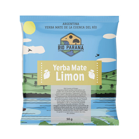 Conjunto de amostras de Erva Mate Rio Parana 7x50g + acessórios