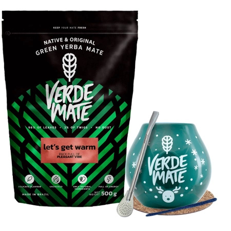 Yerba Verde Mate Let's Get Warm conjunto de inverno 500g