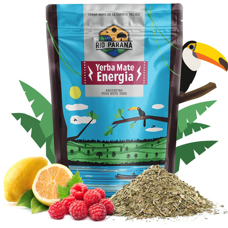 Conjuto de Erva Mate Rio Parana Energia Elaborada 2x500g + acessórios