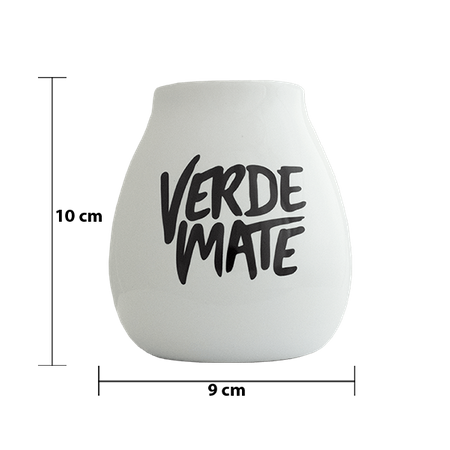 Gourd ceramic white - Verde Mate - 350ml