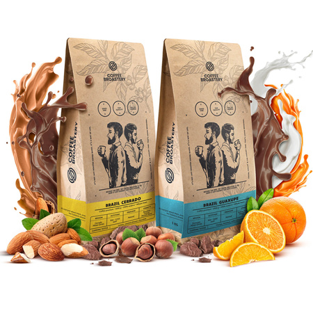 Conjuto de Coffee Broastery Brazil Cerrado + Brazil Guaxupe 2x1kg (2kg)