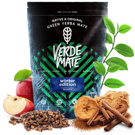 Conjuto de inverno de Erva Mate Verde Mate El Fuego 2x500g + acessórios