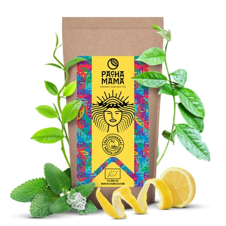 Guayusa Pachamama Menta Limón – guayusa orgânica certificada – 250g