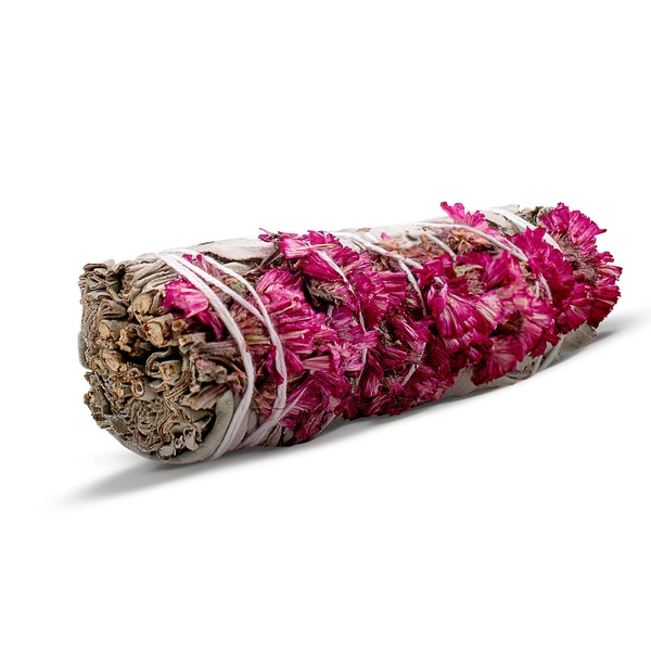 Salva Branca com Sinuata Rosa - Incenso 20-30g (maço)