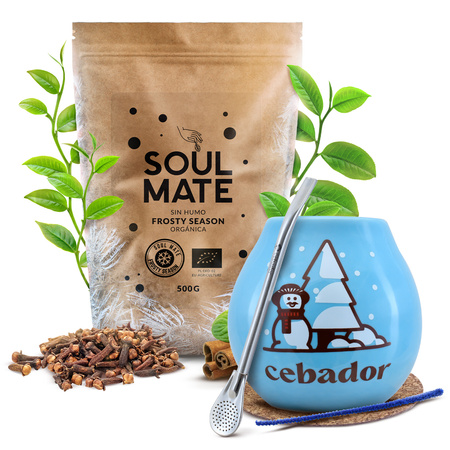 Erva Mate conjunto de inverno de inicial Soul Mate Frosty 500g