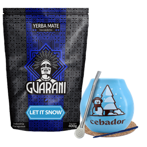 Erva Mate conjunto de inverno de inicial Guarani Let it Snow 400g