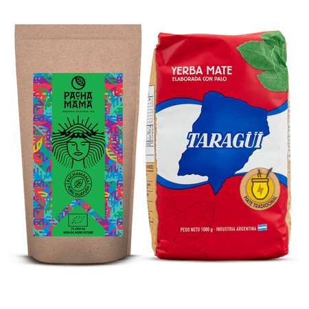 Conjuto: Erva Mate + Guayusa Pachamama 1500g