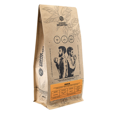 Coffee Broastery - Café em grão inteiro India Karnataka Premium 1kg