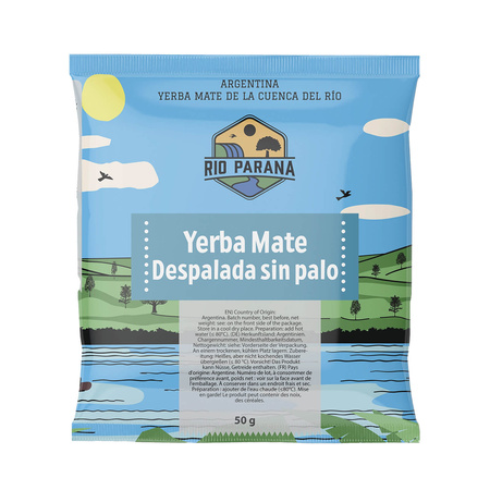 Conjunto de amostras de Erva Mate Rio Parana 7x50g + acessórios