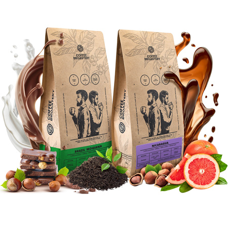 Conjuto de Coffee Broastery Nicaragua Colibrí Azul + Brazil Mogiana 2x1kg (2kg)