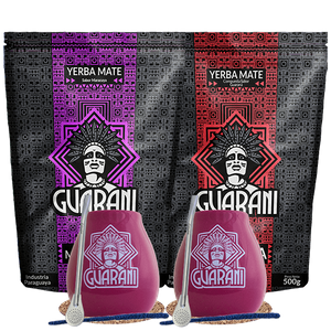 Yerba Mate Set Guarani Maracuya 500g + Guarani Energia 500g