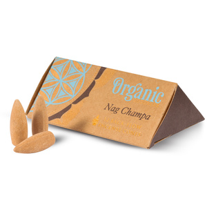 Cones de incenso Organic Goodness – Nag Champa (12 unid.)