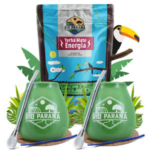 Conjunto inicial para dois de Erva Mate Rio Parana 500g