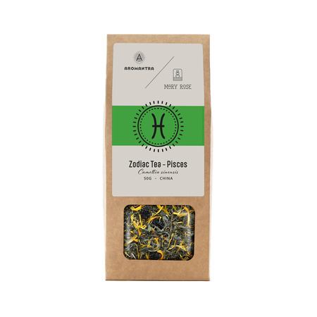 Aromantra x Mary Rose – Chá do Zodíaco – Peixes (chá verde) 50 g