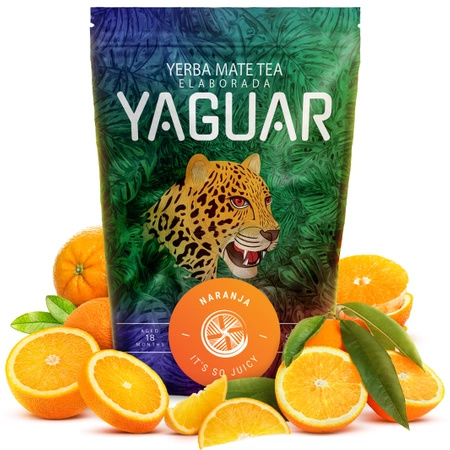 Yerba Mate Set Yaguar Naranja 500g + Yaguar Menta Limon 500g