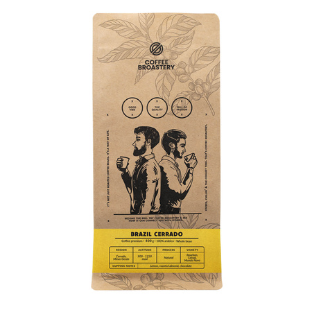 Coffee Broastery - Café em grão inteiro Brazil Cerrado Premium 400g